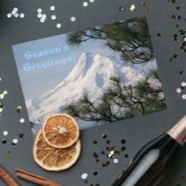 Landschaftliche Berglandschaft Feiertagskarte