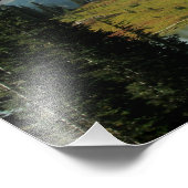 Landschaftliche Berglandschaft Fotodruck (Ecke)