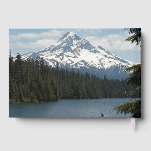 Landschaftliche Berglandschaft Gästebuch (Rückseite)