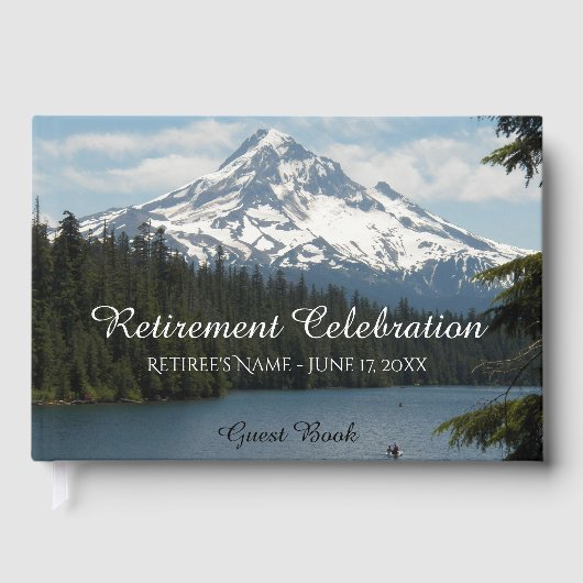 Landschaftliche Berglandschaft Gästebuch (Vorderseite)