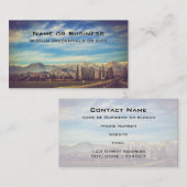 Landschaftliche Berglandschaft in den Anden Visitenkarte (Vorne/Hinten)