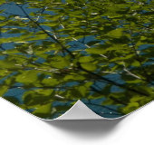 Landschaftliche Berglandschaft Poster (Ecke)