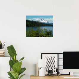 Landschaftliche Berglandschaft Poster