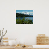 Landschaftliche Berglandschaft Poster (Küche)