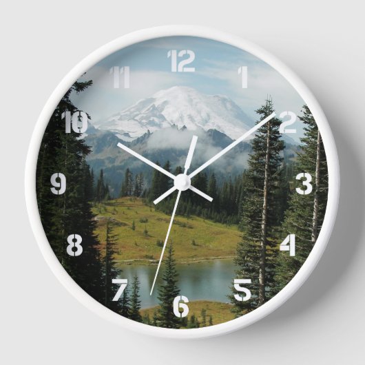 Landschaftliche Berglandschaft Uhr (Vorderseite)