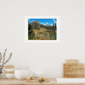 Landschaftliche Bergsee Landschaft John Muir Zitat Poster (Küche)