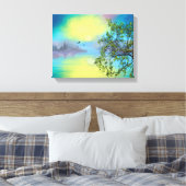 Landschaftliche Bergsee Landschaft Leinwanddruck (Insitu (Schlafzimmer))