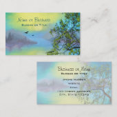 Landschaftliche Bergsee Landschaft Visitenkarte (Vorne/Hinten)