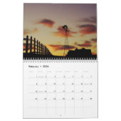 Landschaftliche Bild-Gewohnheit Druckkalender Kalender (Feb 2026)