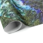 LANDSCHAFTLICHE BLAUE GEBIRGSkiefern Geschenkpapier (Rolleneckpunkt)