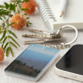 Landschaftliche Blaue Ridge Mountains Naturfotogra Schlüsselanhänger (Vorderseite rechts)