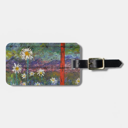 Landschaftliche Blume Gepäckanhänger (Vorderseite horizontal)