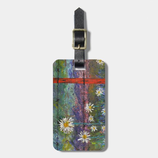 Landschaftliche Blume Gepäckanhänger (Vorderseite vertikal)