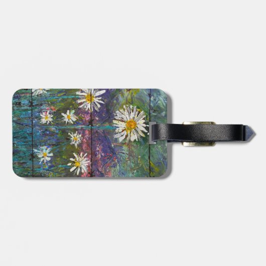 Landschaftliche Blume Gepäckanhänger (Rückseite horizontal)