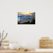 Landschaftliche Christliche Doxologie Poster (Küche)