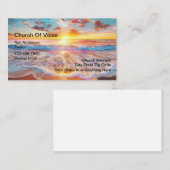 Landschaftliche Church Christlich Faith Business C Visitenkarte (Vorne/Hinten)
