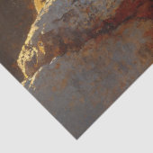 Landschaftliche Dekoupage der herrlichen Berglippe Seidenpapier (Ausschnitt)