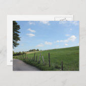 Landschaftliche deutsche Landschaft "Bergisches La Postkarte (Vorne/Hinten)
