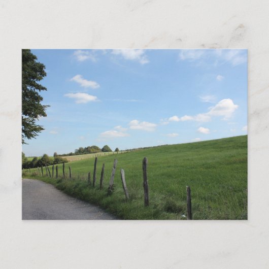 Landschaftliche deutsche Landschaft "Bergisches La Postkarte (Vorderseite)