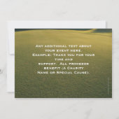 Landschaftliche Einladungen zum Golf Outing (Rückseite)