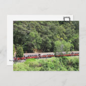 Landschaftliche Eisenbahn, Kuranda Postkarte (Vorne/Hinten)