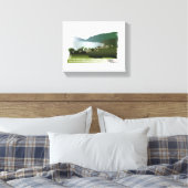 Landschaftliche Fahrt zum Strand Leinwanddruck (Insitu (Schlafzimmer))