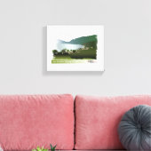 Landschaftliche Fahrt zum Strand Leinwanddruck (Insitu (Wohnzimmer))