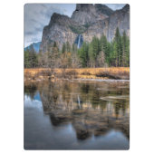 Landschaftliche Fälle Yosemite Klemmbrett (Rückseite)