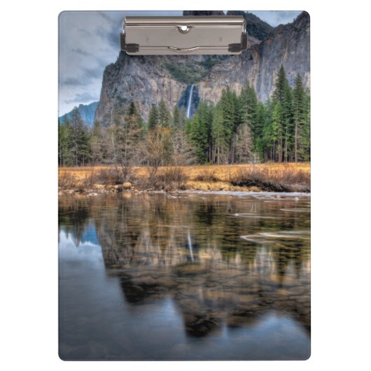 Landschaftliche Fälle Yosemite Klemmbrett (Vorderseite)