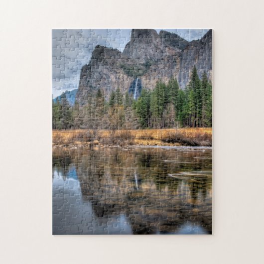 Landschaftliche Fälle Yosemite Puzzle (Vertikal)