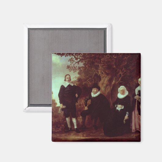 Landschaftliche Familiengruppe Magnet (Vorderseite/Rückseite)