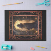 Landschaftliche Fantasy Gothic Florals Decoupage Seidenpapier (Basteln)