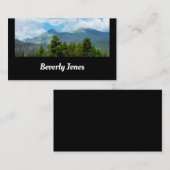 landschaftliche Felsgebirge Visitenkarte (Vorne/Hinten)