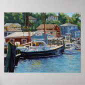 Landschaftliche Fischerboote von Gloucester Poster (Vorne)