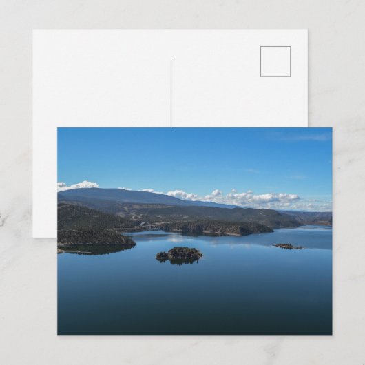 Landschaftliche Flammenschlucht Postkarte (Vorne/Hinten)