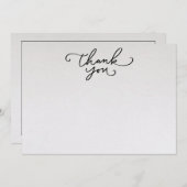 Landschaftliche Foto Hochzeit Dankeskarte (Vorne/Hinten)