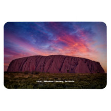Landschaftliche Fotografie - Uluru bei Sonnenunter