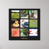 Landschaftliche Fotos von Texas Leinwanddruck (Vorderseite)