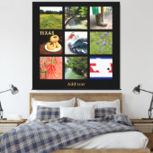 Landschaftliche Fotos von Texas Leinwanddruck (Insitu (Schlafzimmer))