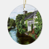 Landschaftliche Galway City Irland Canal View Keramikornament (Links)