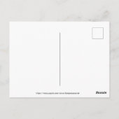 landschaftliche Haltestelle Postkarte (Rückseite)