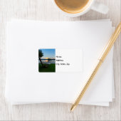 Landschaftliche Hängematte Adressaufkleber (Insitu)