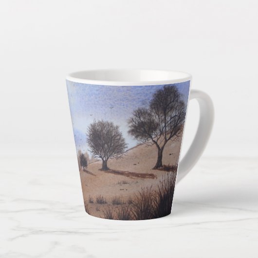 landschaftliche Herbstlandschaft Original Milchtasse (Rechte Ecke)