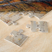 Landschaftliche Herbstlandschaft Rustikal Puzzle (Seite)