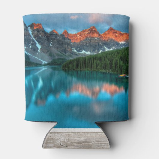 Landschaftliche Hochzeit von Mountain & Lake Dosenkühler (Rückseite)