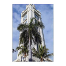 Landschaftliche Honolulu Hawaii Acrylwand Art 10 x