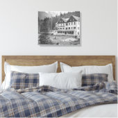 Landschaftliche Hot Sprint Bldg Leinwanddruck (Insitu (Schlafzimmer))