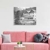 Landschaftliche Hot Sprint Bldg Leinwanddruck (Insitu (Wohnzimmer))