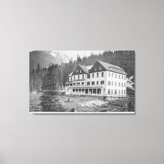 Landschaftliche Hot Sprint Bldg Leinwanddruck (Vorderseite)