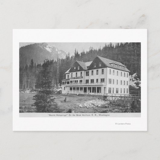 Landschaftliche Hot Sprint Bldg Postkarte (Vorderseite)